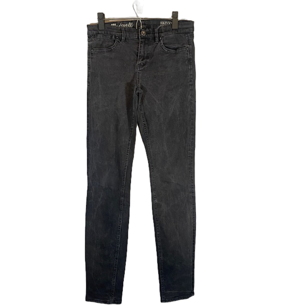 Madewell Black Skinny Jeans Women 27x32 Cotton Blend Classic Denim Stretch Pants